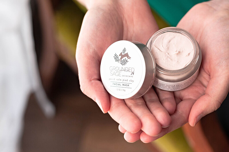 This rose clay mask from Grounded Sage would be a great spa-themed item.