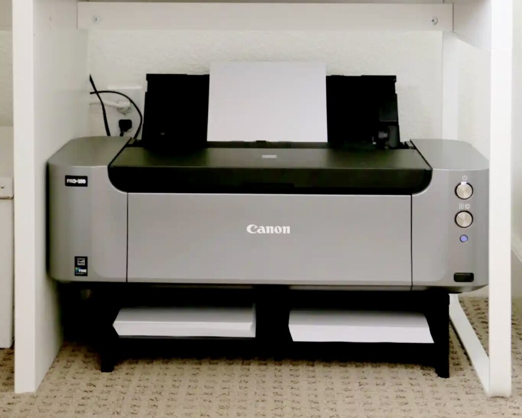 Digital printing methods - digital inkjet printer, Canon Pro-100