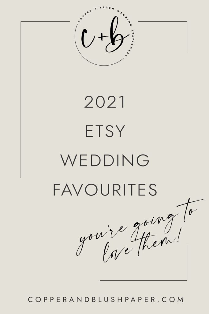 2021 Etsy Wedding Favourites